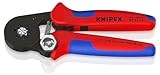 KNIPEX Selbsteinstellende Crimpzange für Aderendhülsen mit Seiteneinführungmit Mehrkomponenten-Hüllen 180 mm, 97 53 14